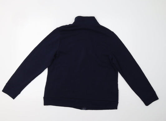 Bonmarché Womens Blue   Full Zip Sweatshirt Size S