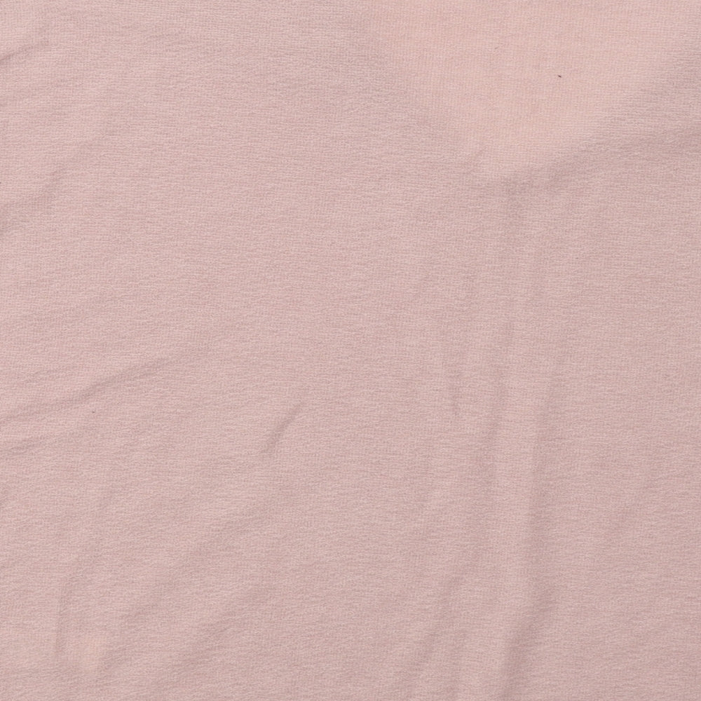 Womens UK Size S New Look Pink Basic Blouse
