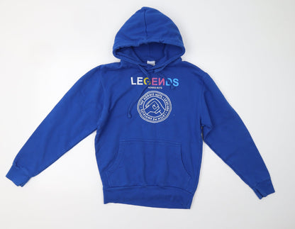 Famona Womens Blue   Pullover Hoodie Size S  - Legends