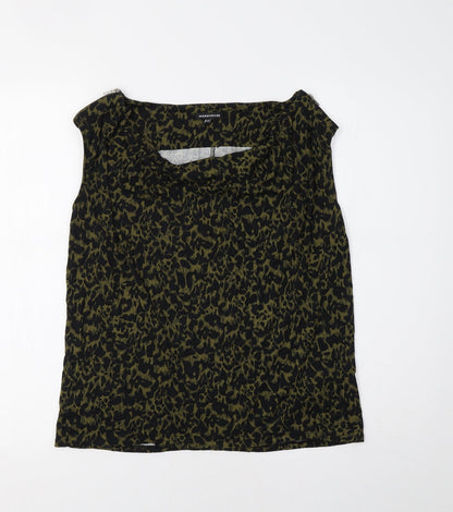 Womens UK Size 14 Warehouse Green Basic Tank
