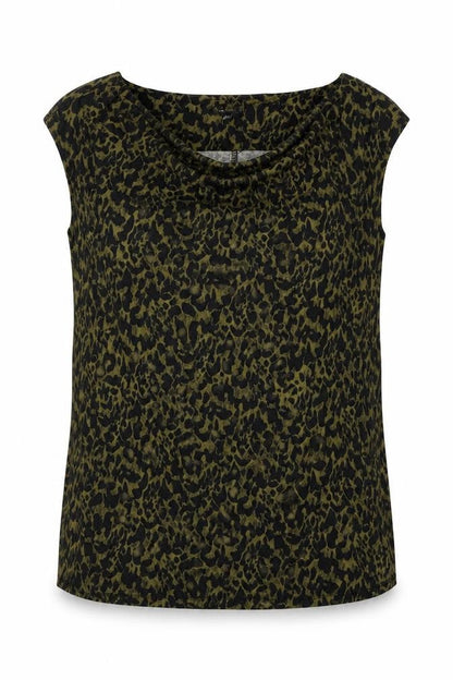 Womens UK Size 14 Warehouse Green Basic Tank