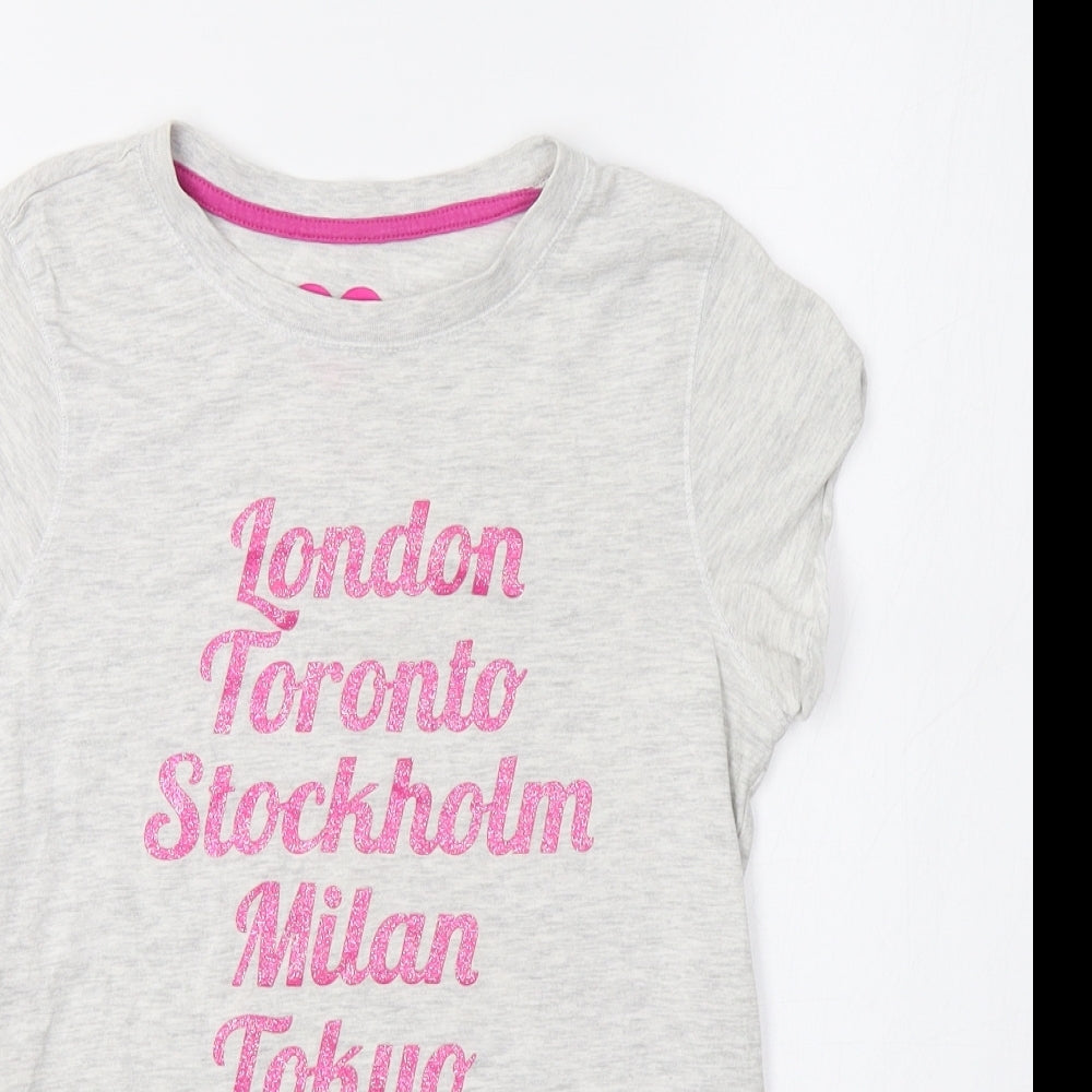 Primark Girls Grey   Basic T-Shirt Size 10-11 Years