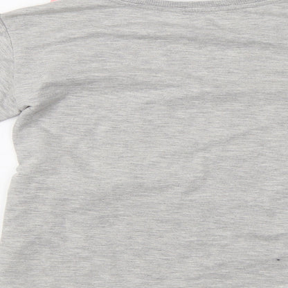 BlueZoo Girls Grey   Pullover Sweatshirt Size 9-10 Years  - Sequinned