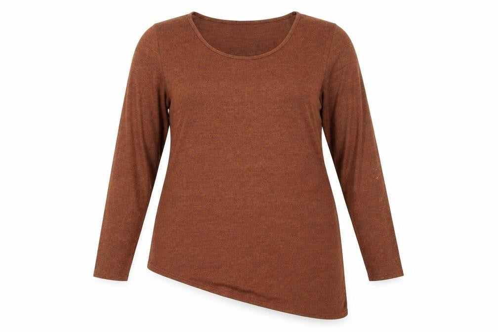 Womens UK Size 16 Peacocks Brown Basic Blouse