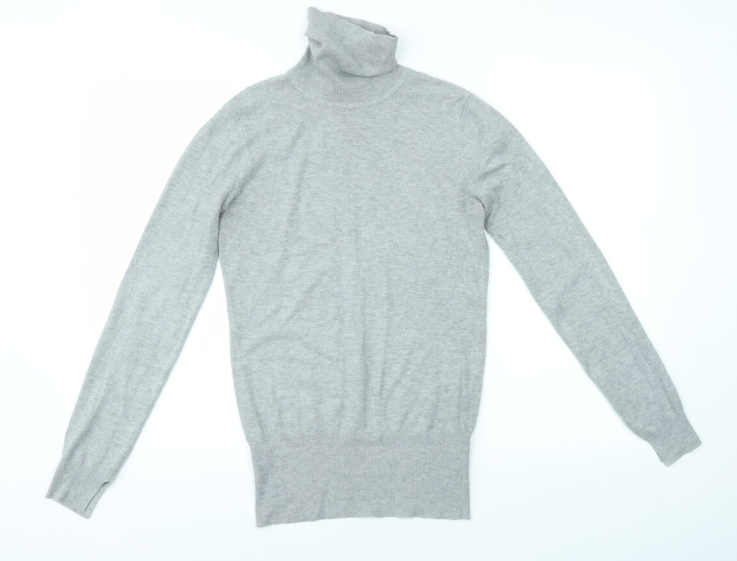 Womens UK Size XS Oasis Grey Pullover Jumper