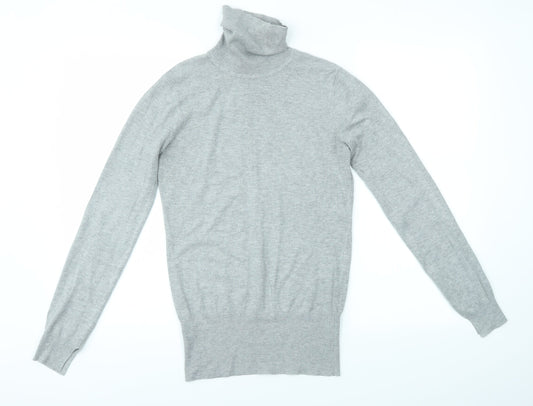 Womens UK Size XS Oasis Grey Pullover Jumper