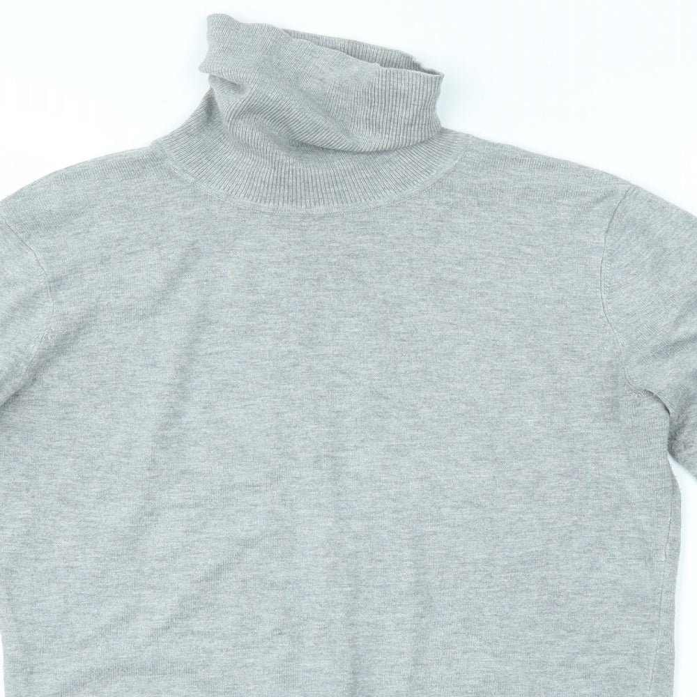 Womens UK Size XS Oasis Grey Pullover Jumper
