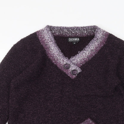 Womens UK Size S casamia Purple Pullover Jumper