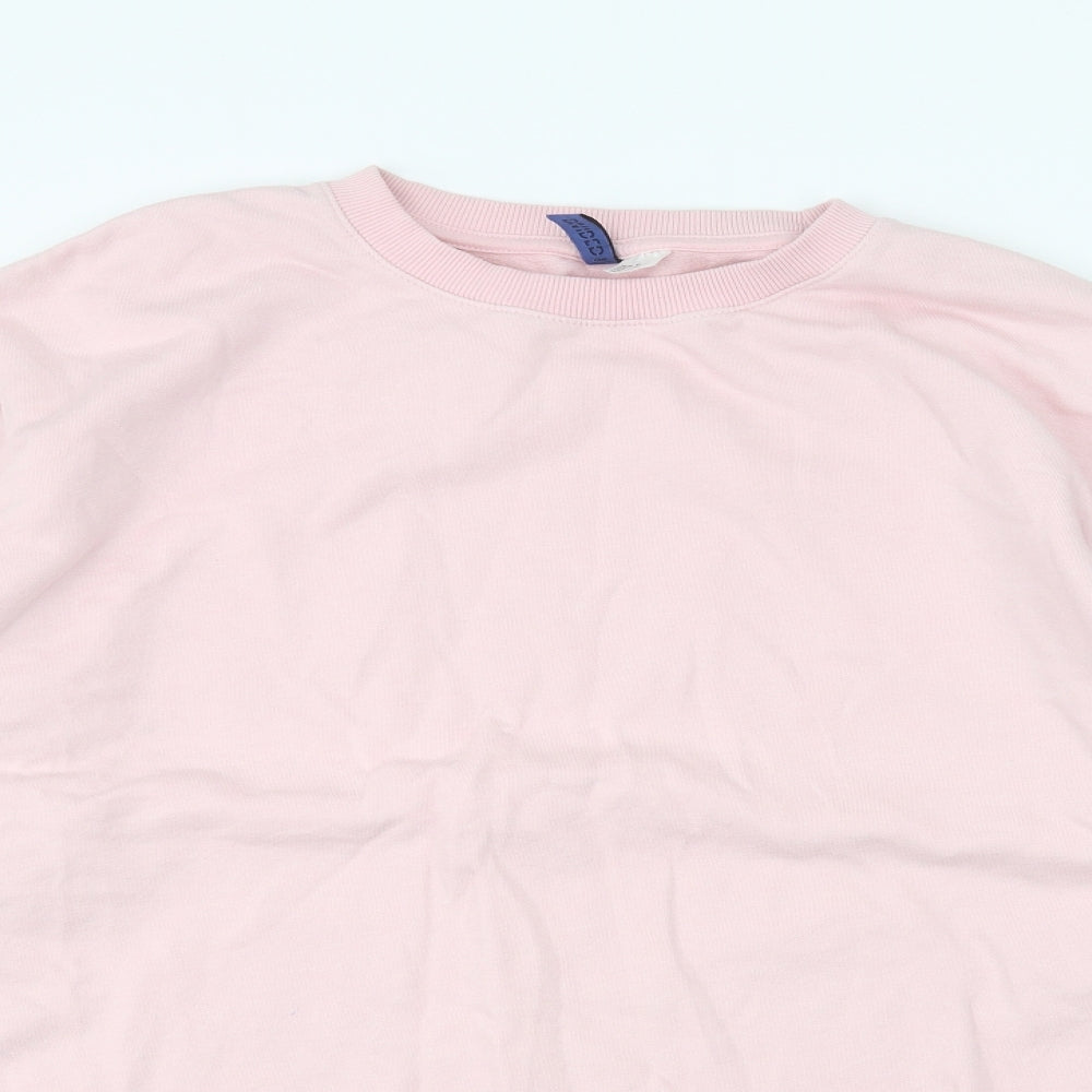 H&M Womens Pink   Pullover Jumper Size XL