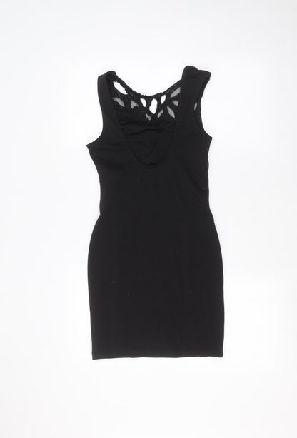 Preworn Womens Black   Pencil Dress  Size 6