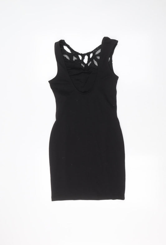 Preworn Womens Black   Pencil Dress  Size 6