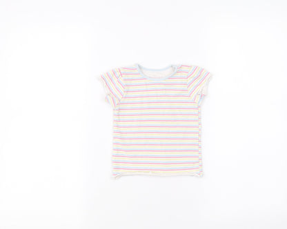 Primark Baby White Striped  Basic T-Shirt Size 18-24 Months