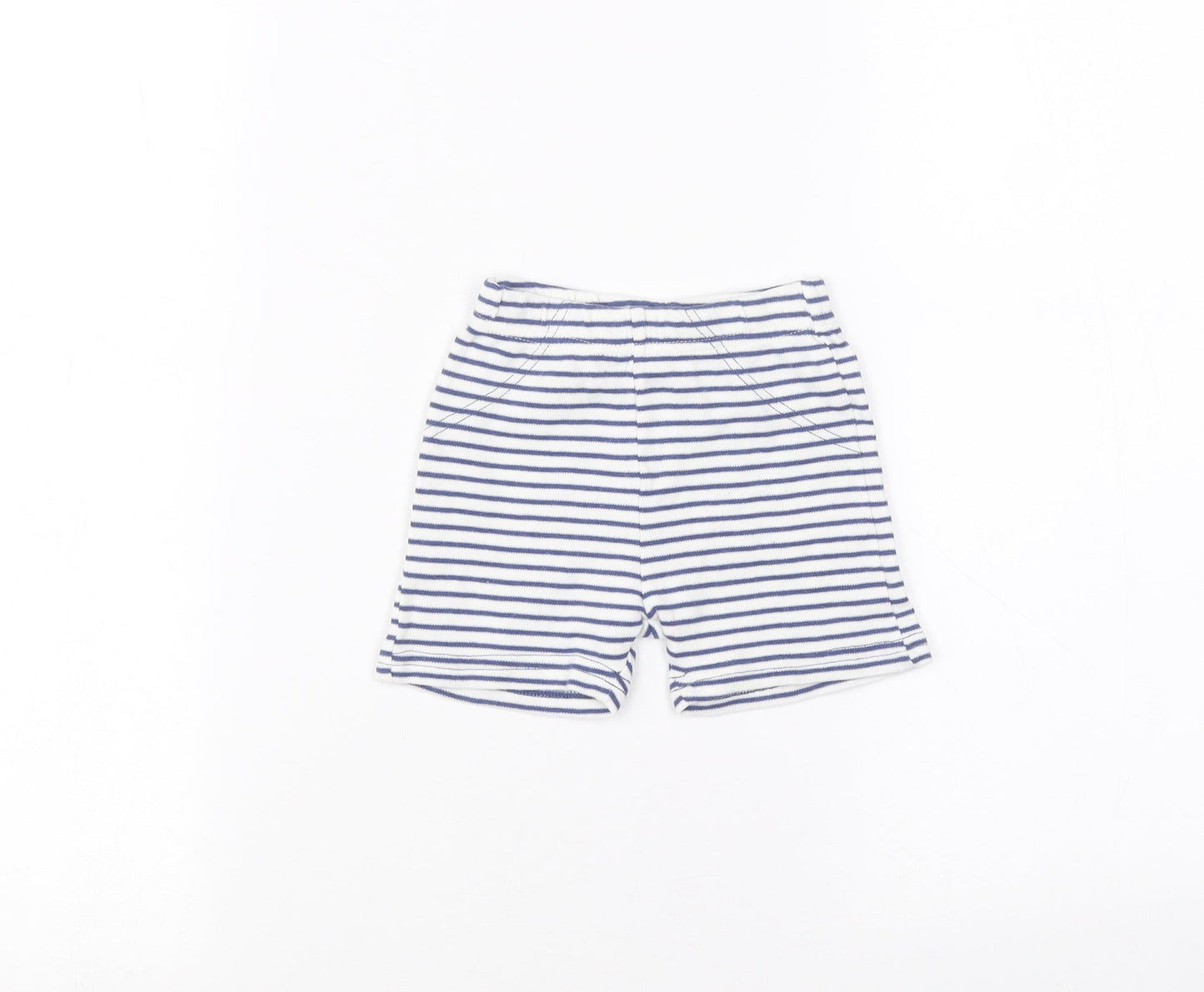 George Baby White Striped  Cropped Trousers Size 3-6 Months