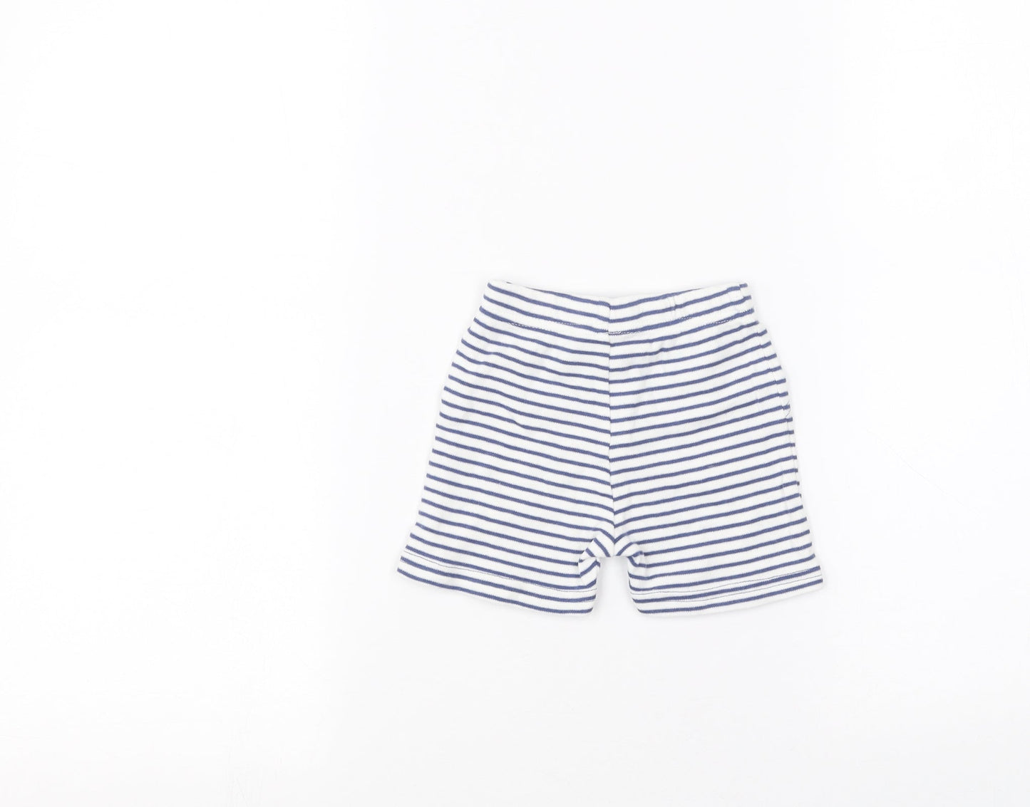 George Baby White Striped  Cropped Trousers Size 3-6 Months