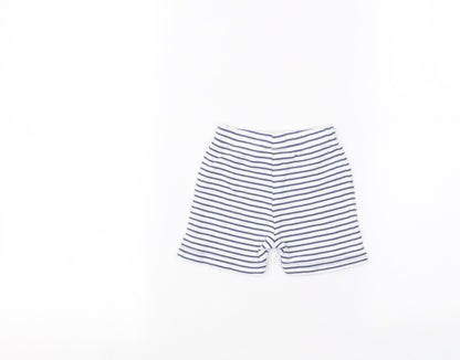 George Baby White Striped  Cropped Trousers Size 3-6 Months