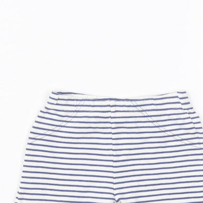 George Baby White Striped  Cropped Trousers Size 3-6 Months