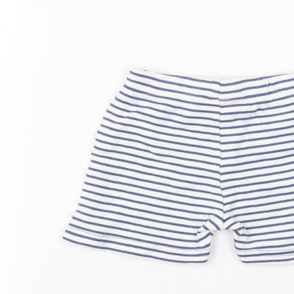 George Baby White Striped  Cropped Trousers Size 3-6 Months