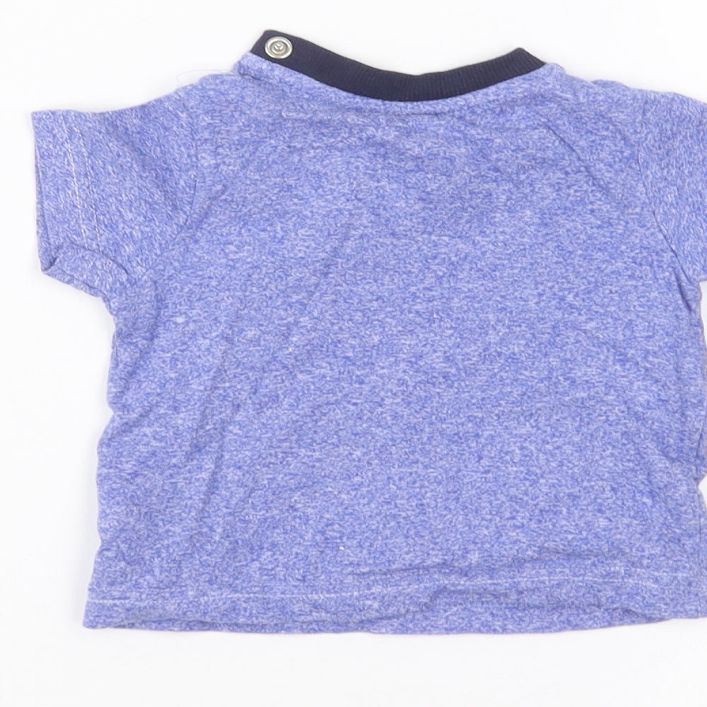 Nutmeg Baby Blue   Basic T-Shirt Size 3-6 Months