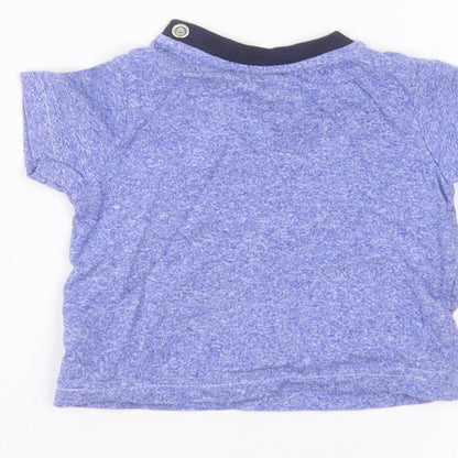 Nutmeg Baby Blue   Basic T-Shirt Size 3-6 Months