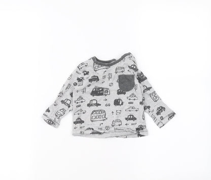 George Baby Grey   Basic T-Shirt Size 3-6 Months
