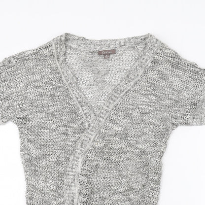 Katies Womens Grey   Cardigan Jumper Size S