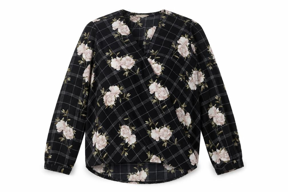 Womens UK Size 12 Anthology Black Basic Blouse
