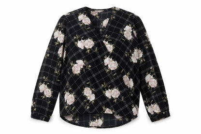 Womens UK Size 12 Anthology Black Basic Blouse