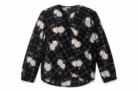 Womens UK Size 12 Anthology Black Basic Blouse