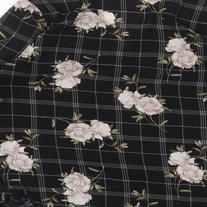 Womens UK Size 12 Anthology Black Basic Blouse
