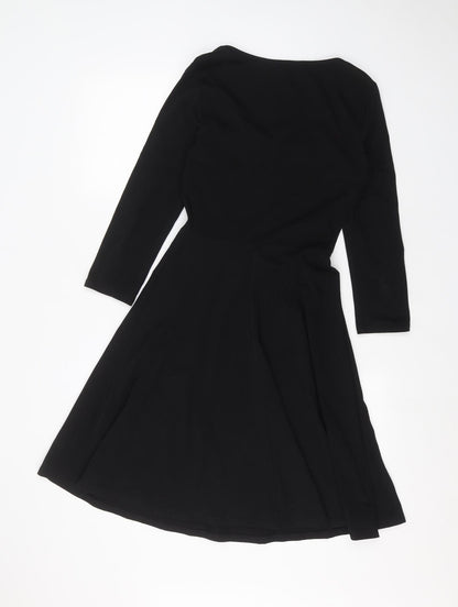 Dorothy Perkins Womens Black   A-Line  Size 8