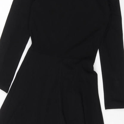 Dorothy Perkins Womens Black   A-Line  Size 8