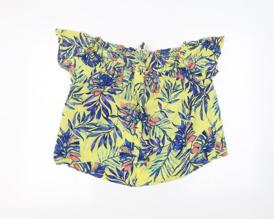 F&F Womens Yellow   Basic Button-Up Size 12