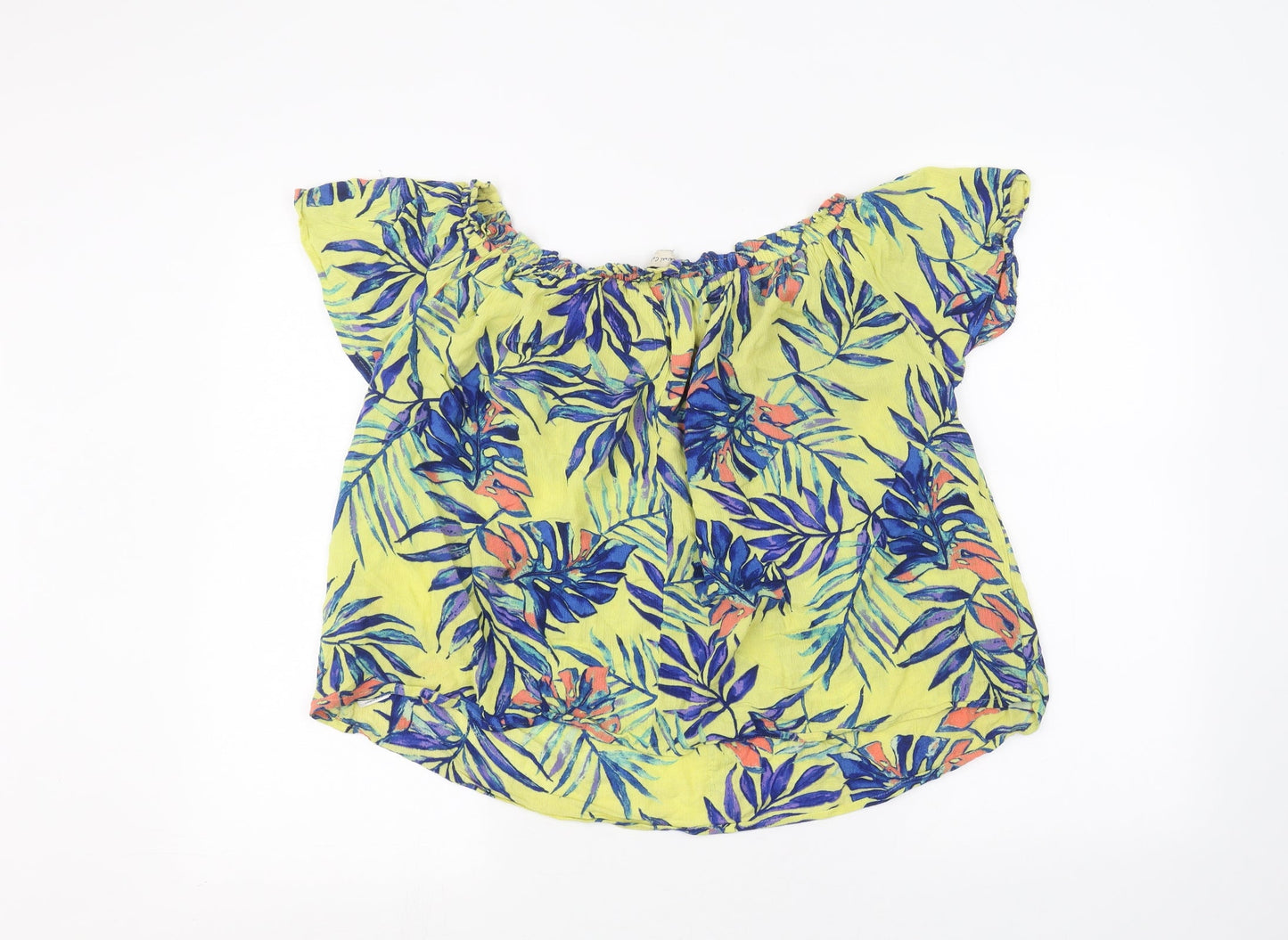 F&F Womens Yellow   Basic Button-Up Size 12