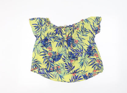 F&F Womens Yellow   Basic Button-Up Size 12