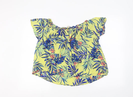 F&F Womens Yellow   Basic Button-Up Size 12