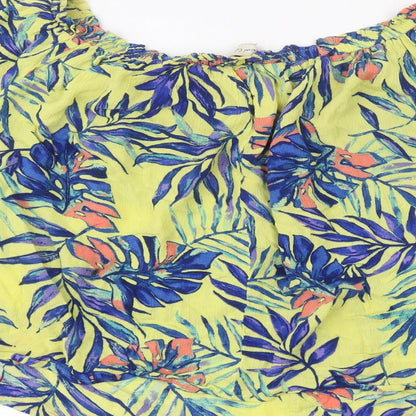 F&F Womens Yellow   Basic Button-Up Size 12