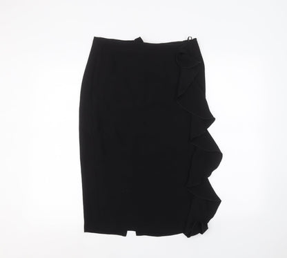 F&F Womens Black   A-Line Skirt Size 10