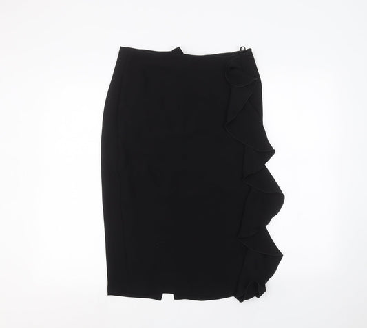 F&F Womens Black   A-Line Skirt Size 10