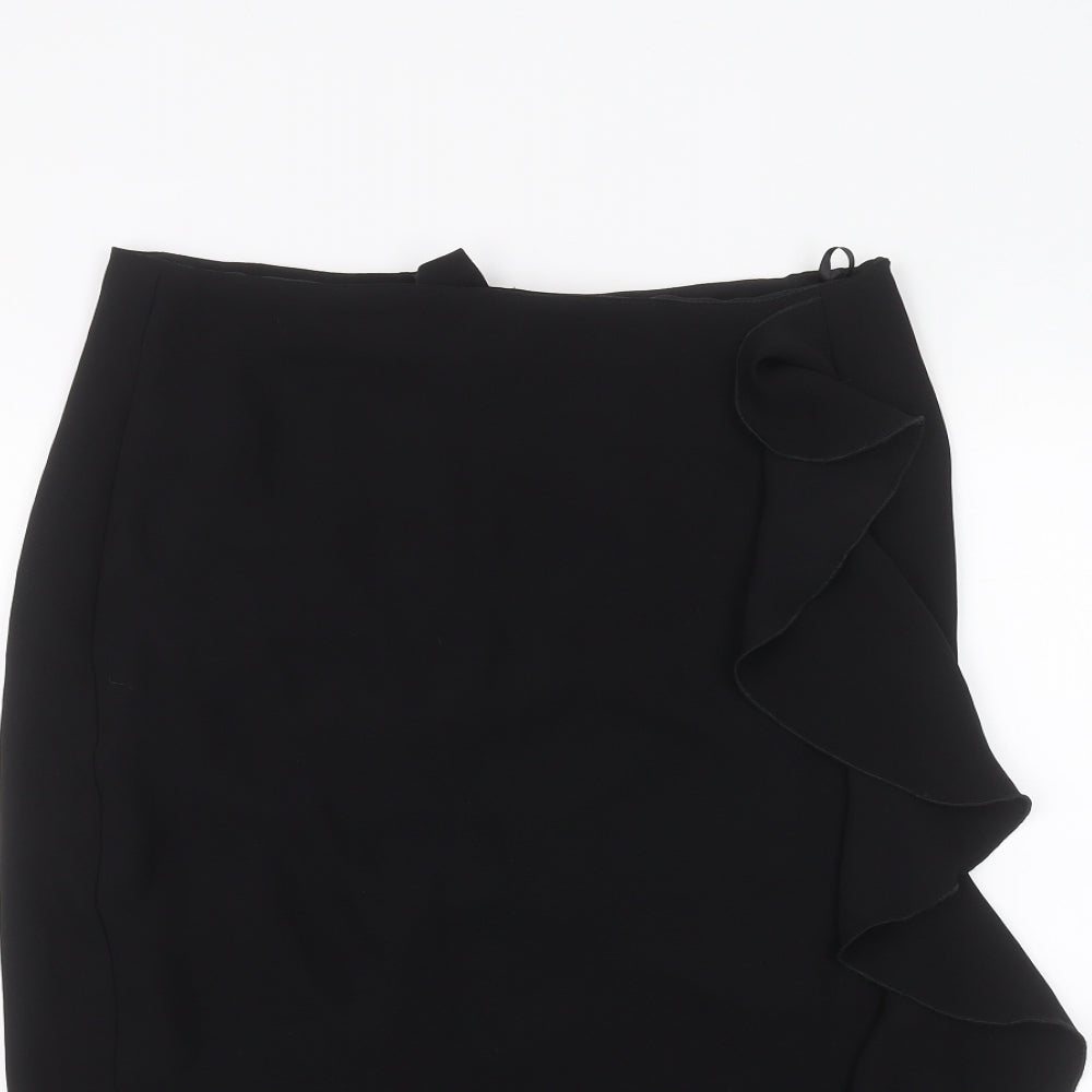 F&F Womens Black   A-Line Skirt Size 10
