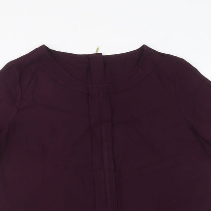 Womens UK Size 16 Preworn Purple Basic T-Shirt