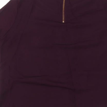 Womens UK Size 16 Preworn Purple Basic T-Shirt