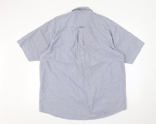 Mens UK Collar Size L Maine New England Smart Blue  Dress Shirt