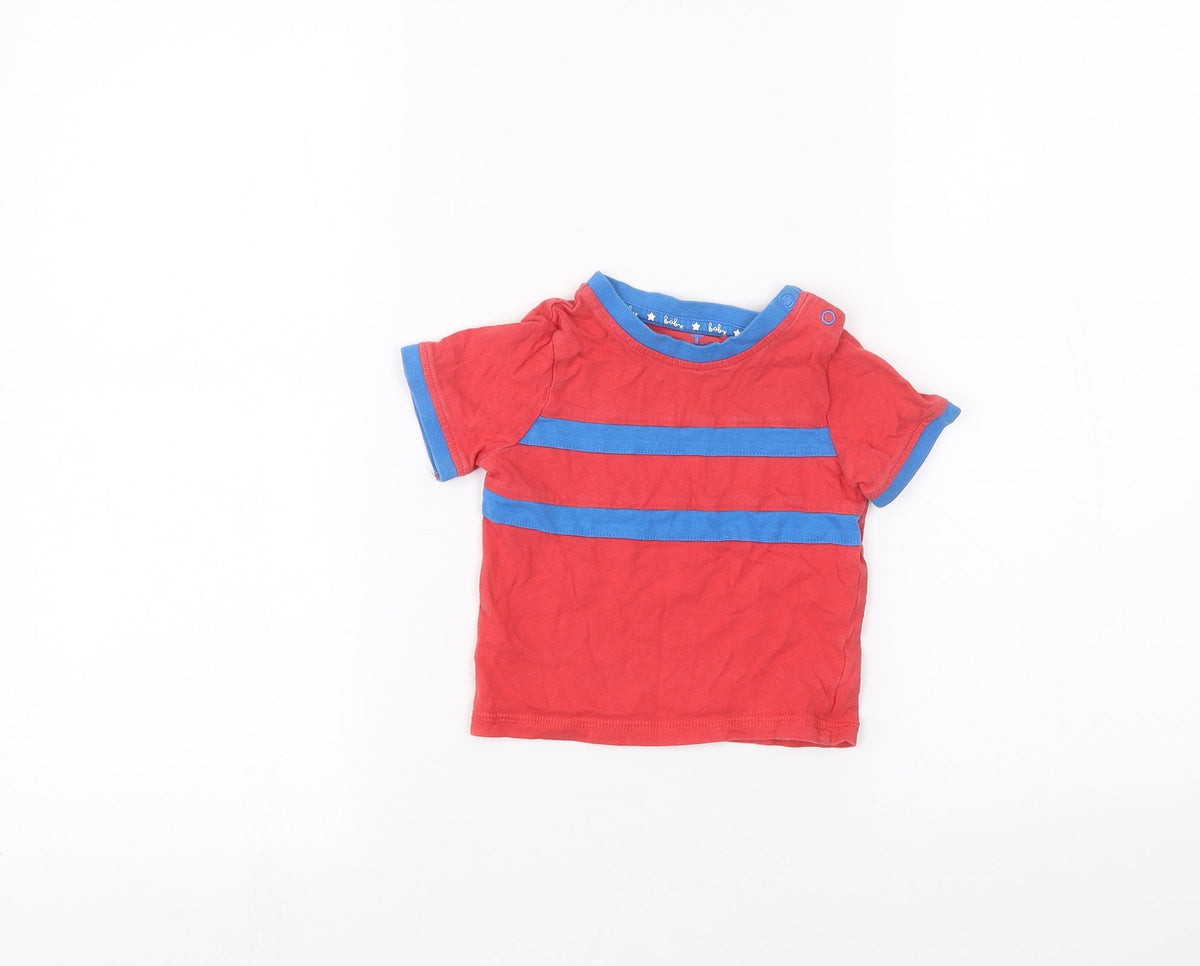 TU Baby Red   Basic T-Shirt Size 6-9 Months