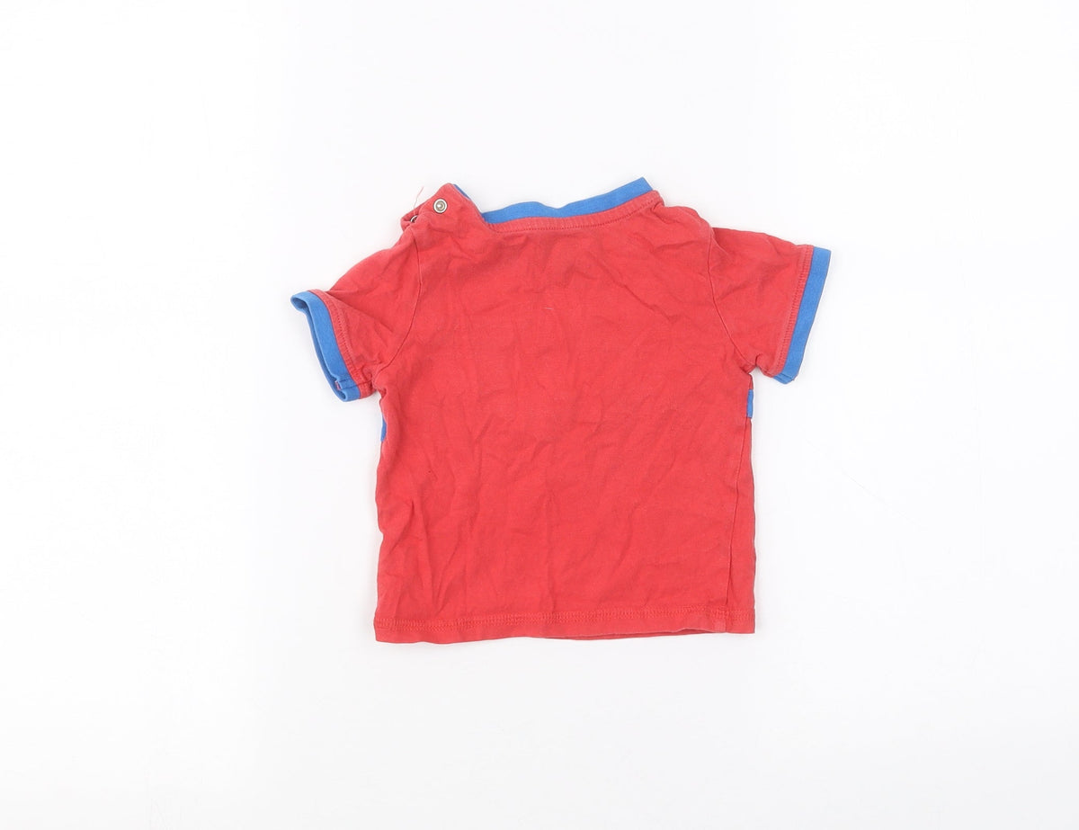 TU Baby Red   Basic T-Shirt Size 6-9 Months