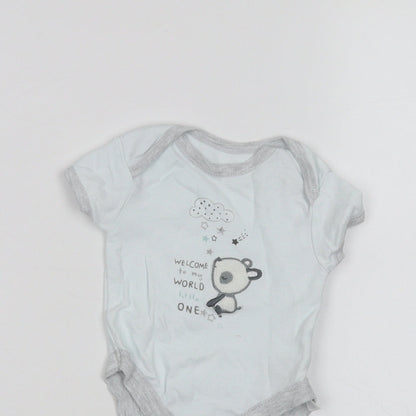 Primark Baby Blue   Babygrow One-Piece Size 0-3 Months