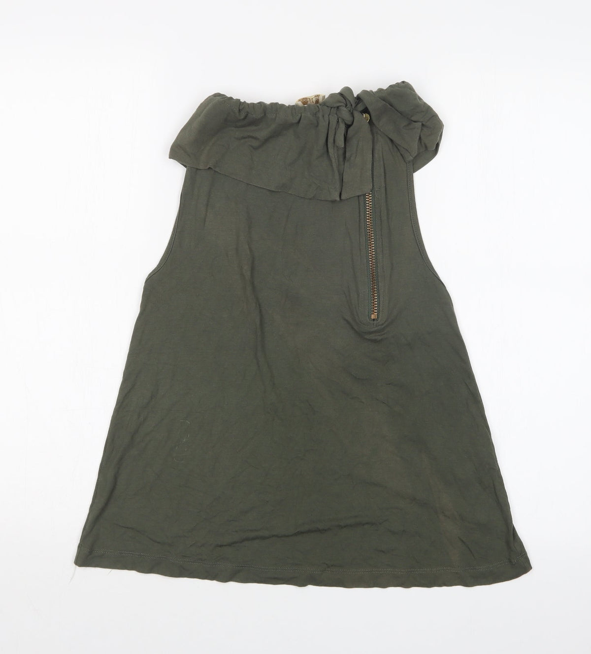 DOCEFLOR Womens Green   Basic T-Shirt Size M