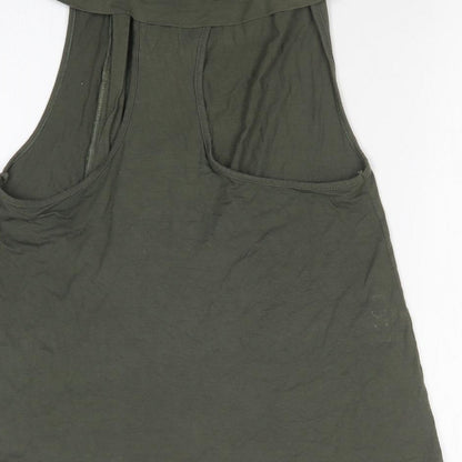 DOCEFLOR Womens Green   Basic T-Shirt Size M