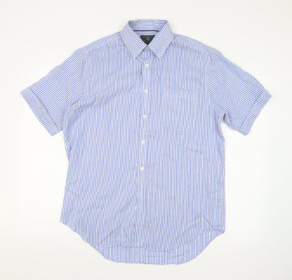 Mens UK Collar Size  M&S Smart Blue  Dress Shirt