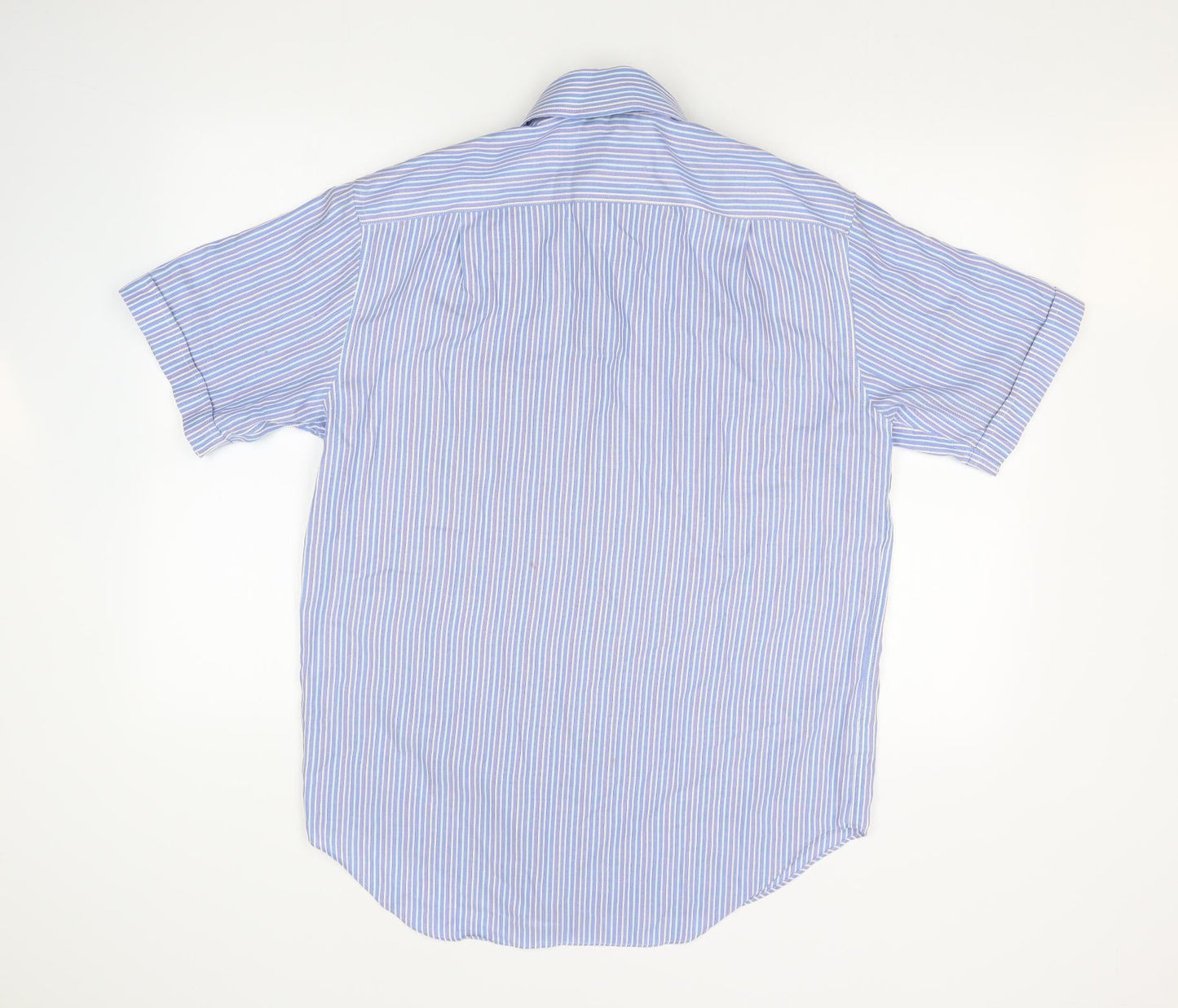 Mens UK Collar Size  M&S Smart Blue  Dress Shirt