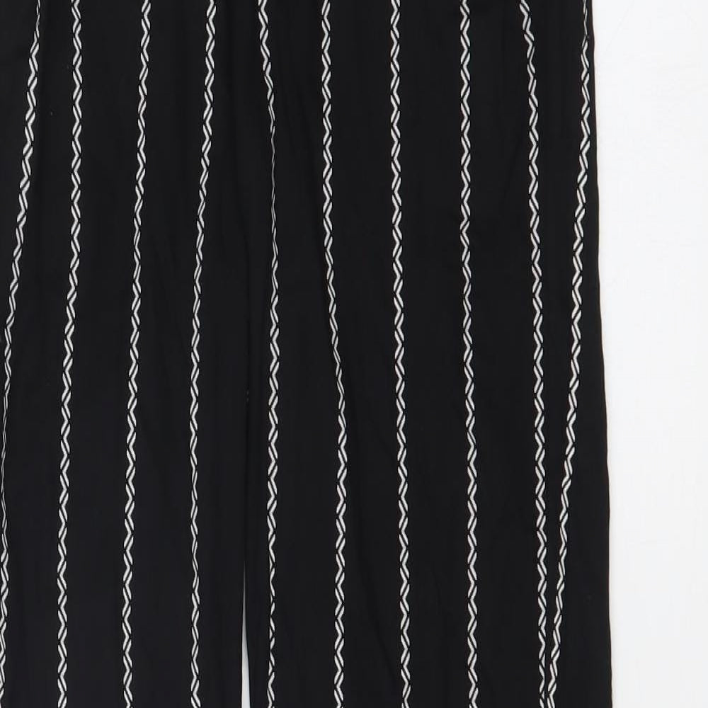 Womens UK Size 4 H&M Regular Fit  Black Trousers